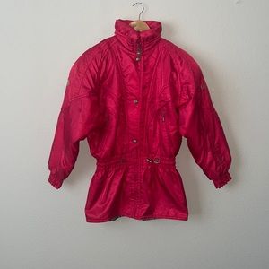 Descente vintage red jacket